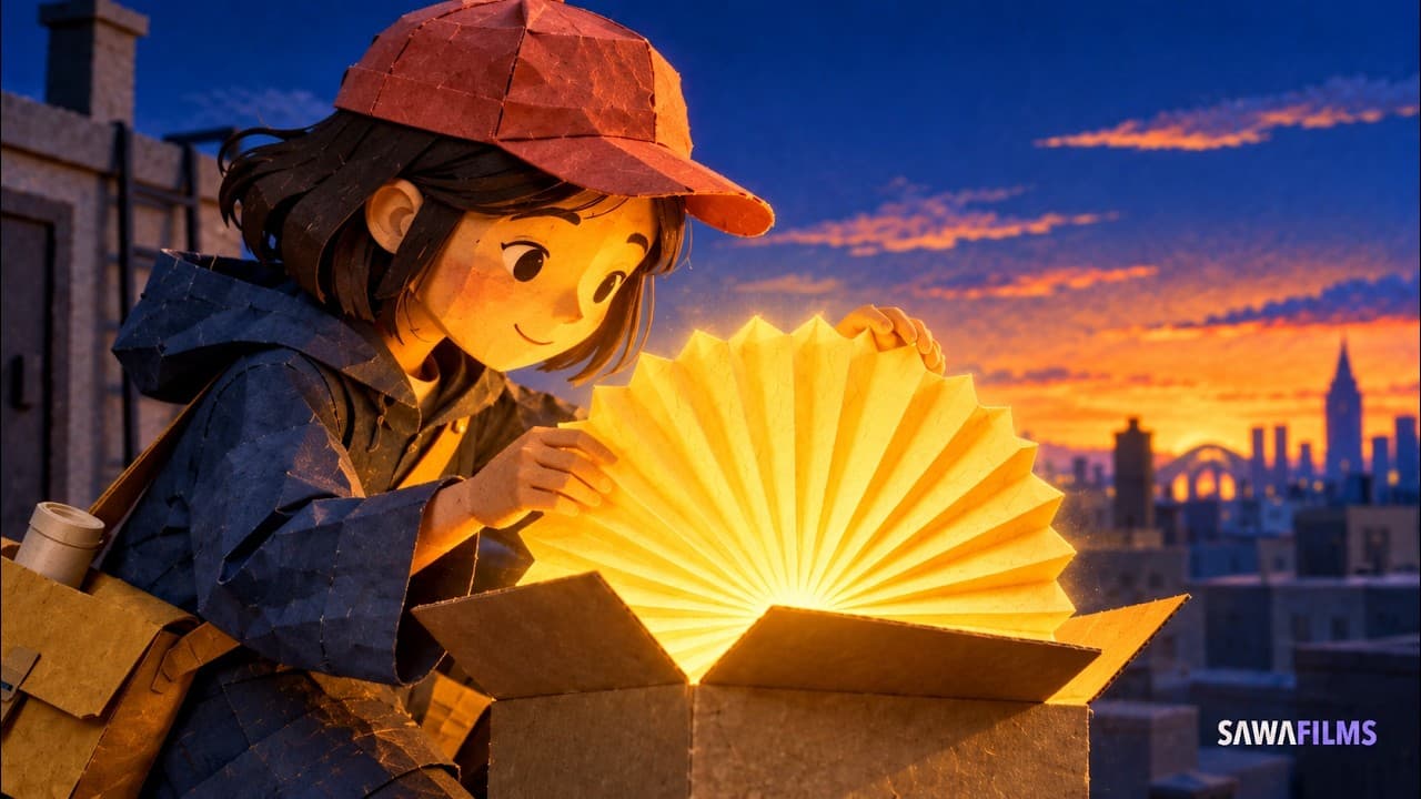 AI Stop-Motion Paper Animation: The Sun Deliverer