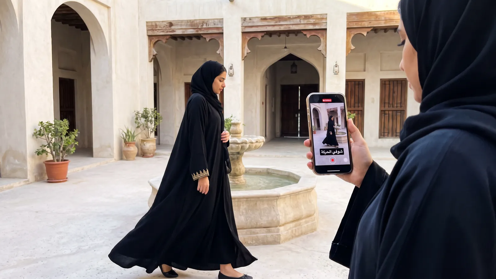 إعلانات فيديو للعبايات: كيف تُظهر حركة القماش وانسداله وملمسه